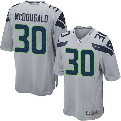 Men Seattle Seahawks #30 Bradley McDougald Nike Grey Game NFL Jersey->seattle seahawks->NFL Jersey